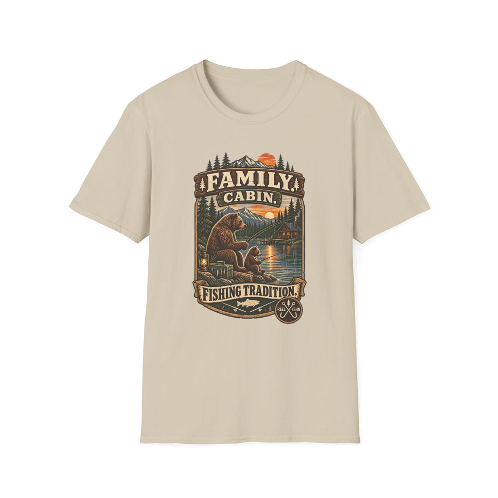 Family Cabin. Fishing Tradition T-Shirt