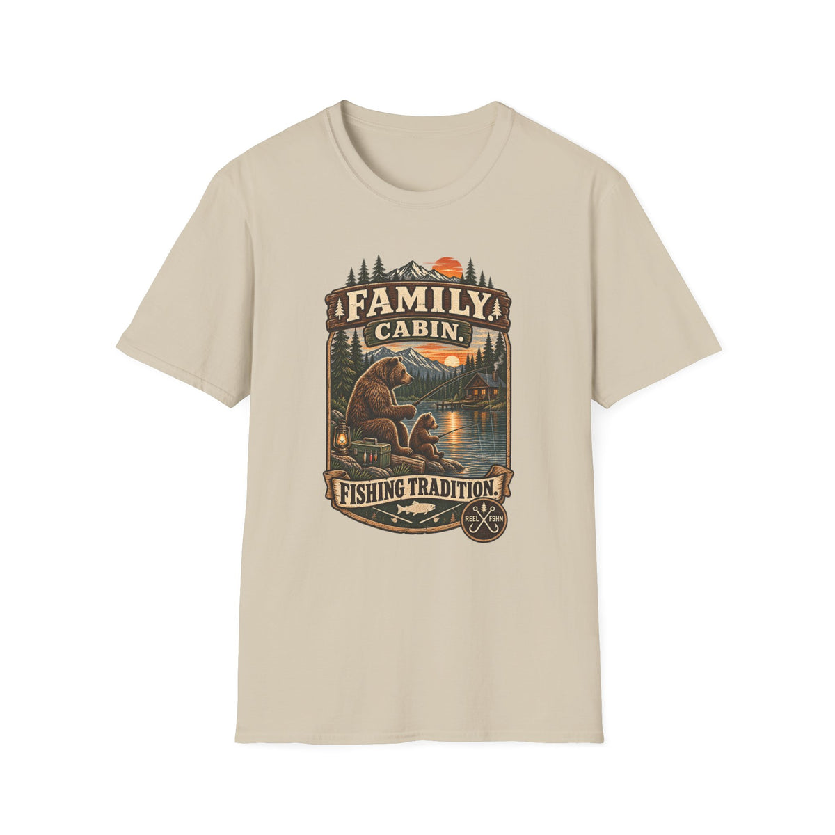 Family Cabin. Fishing Tradition T-Shirt