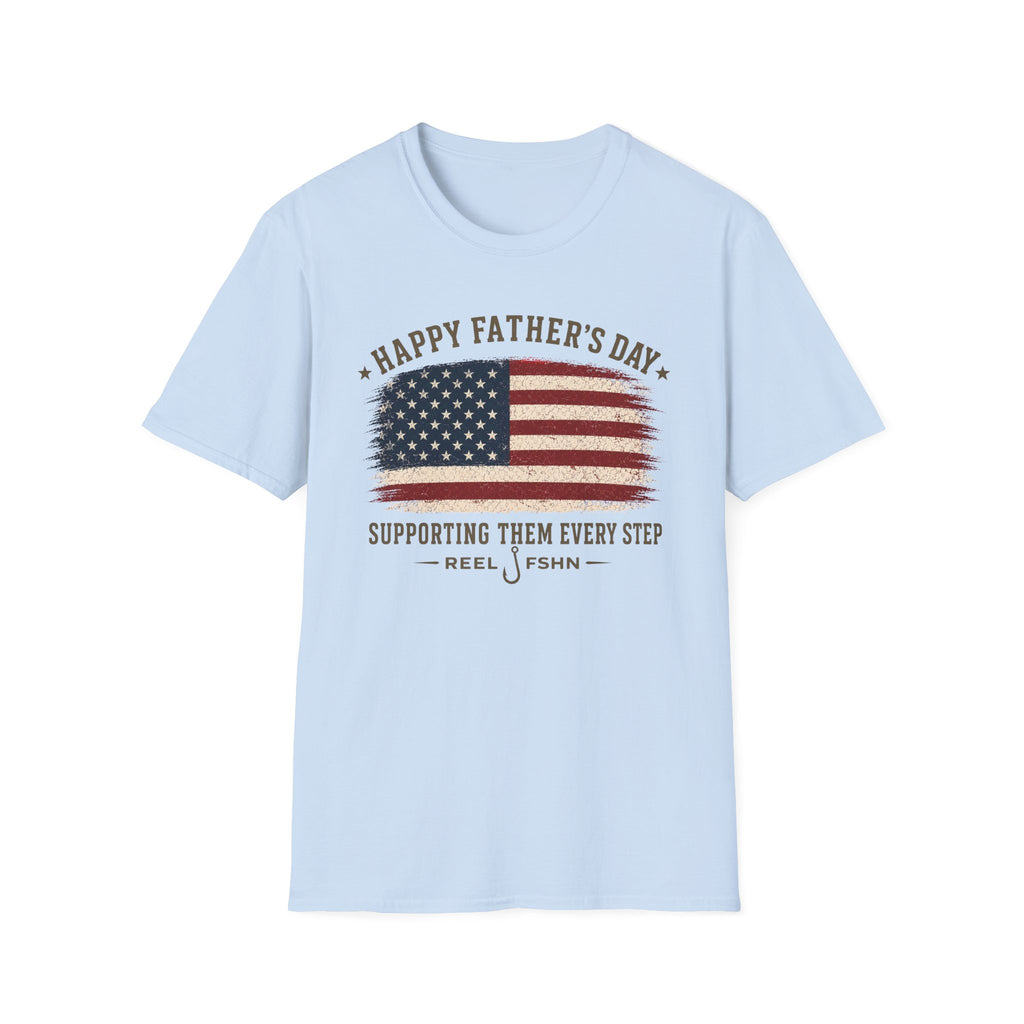 Happy Father's Day Supporting Them Every Step T-Shirt