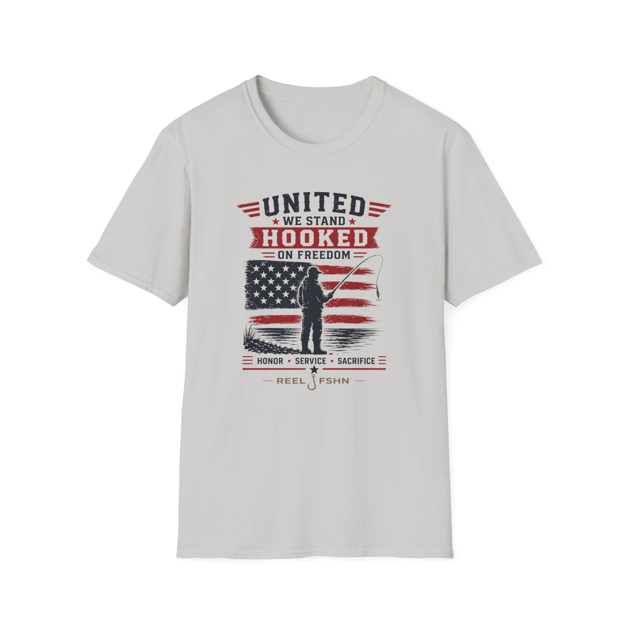 United We Stand Hooked On Freedom T-Shirt