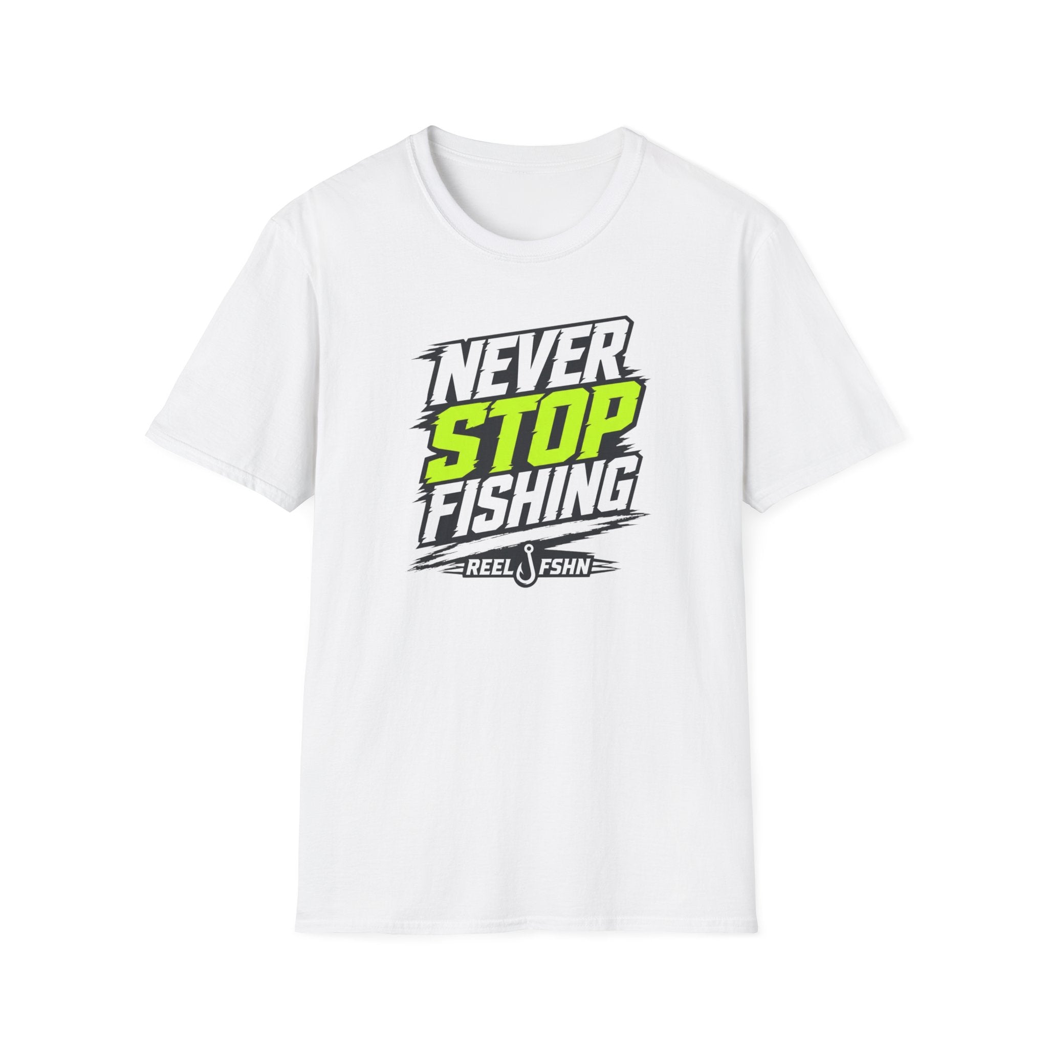 Never Stop Fishing T-Shirt