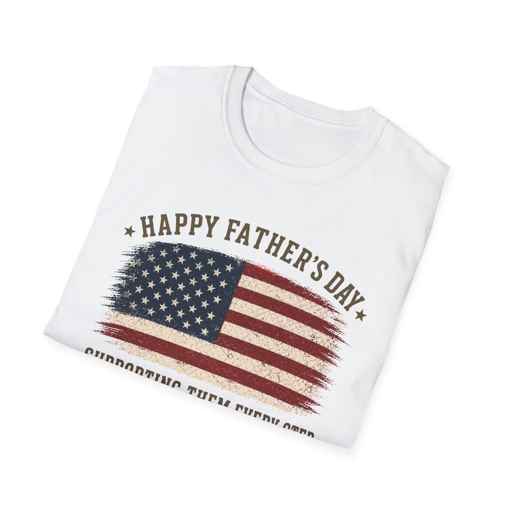 Happy Father's Day Supporting Them Every Step T-Shirt