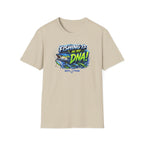 Fishing Is In My DNA with Yellowfin Tuna T-Shirt
