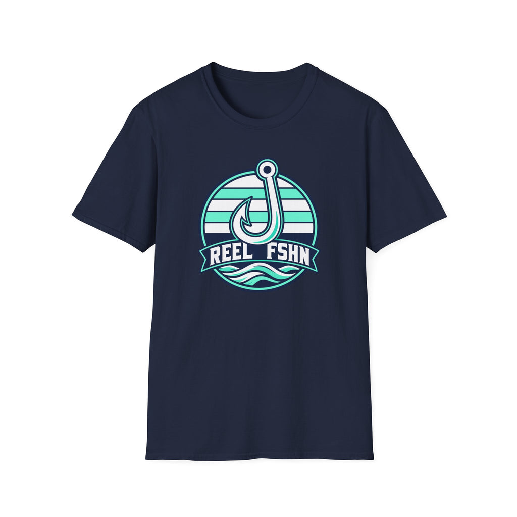 White & Seafoam Hook T-Shirt