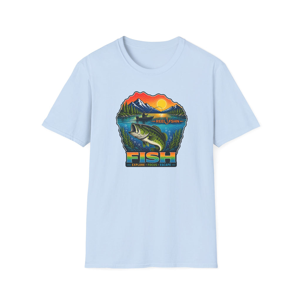 Fish Explore Focus Escape  T-Shirt