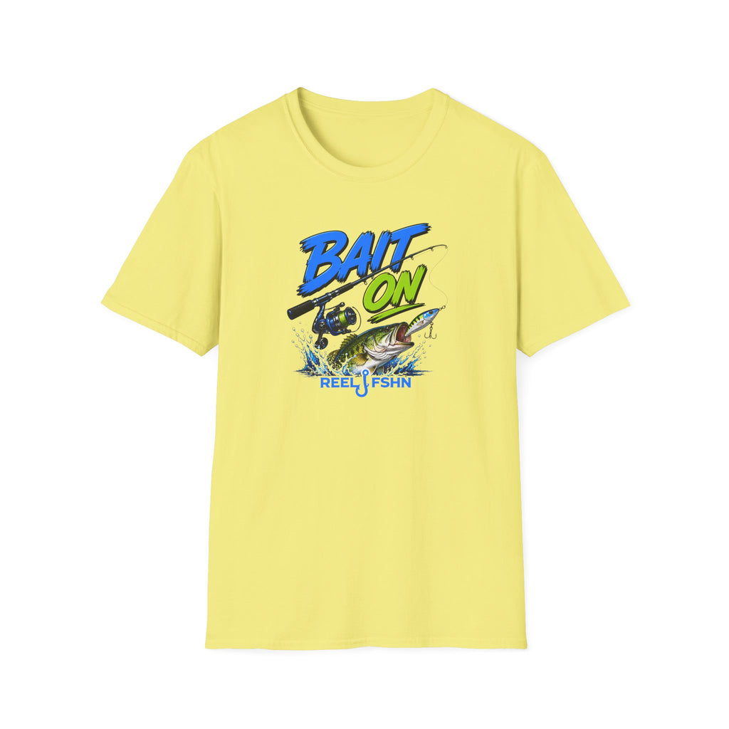 Bait On with Rod & Reel  T-Shirt