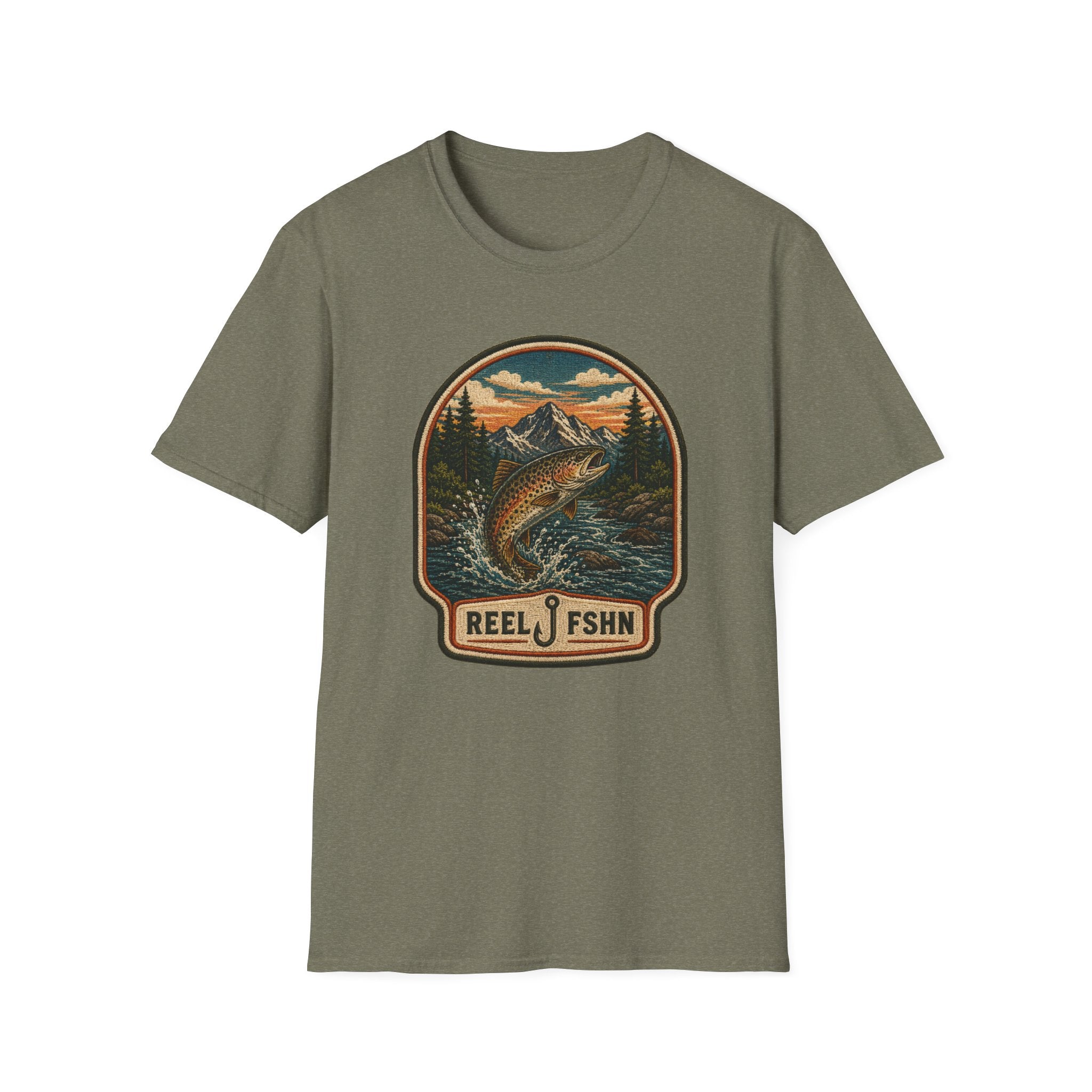 Trout Stream Patch T-Shirt