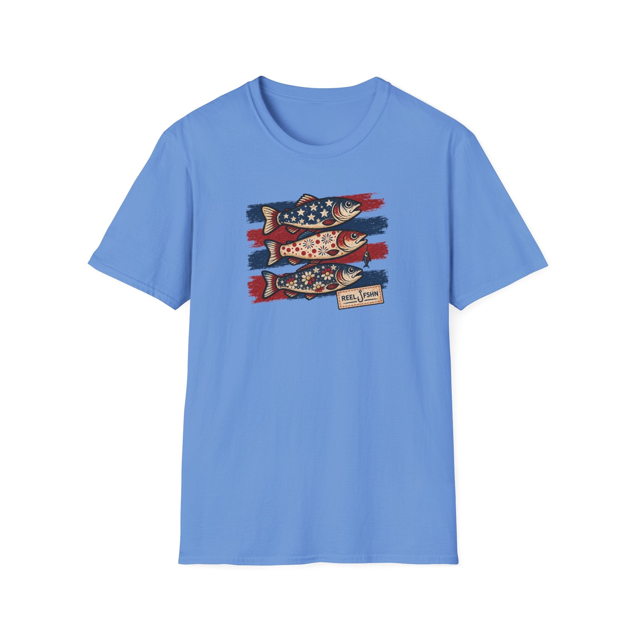 Flowery Fish & Stars T-Shirt