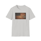 American Flag With Marlin T-Shirt