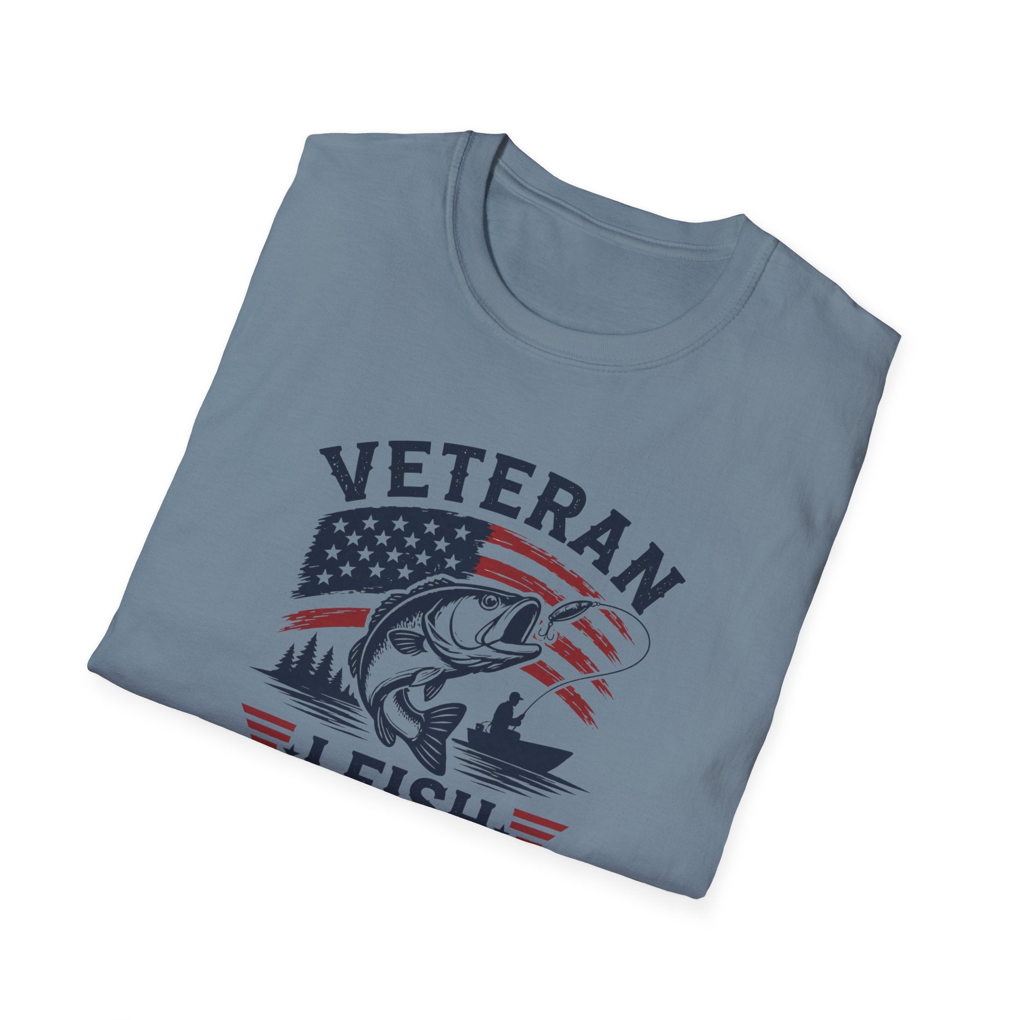 Veteran I Fish I Serve I Sacrifice I Am Proud T-Shirt