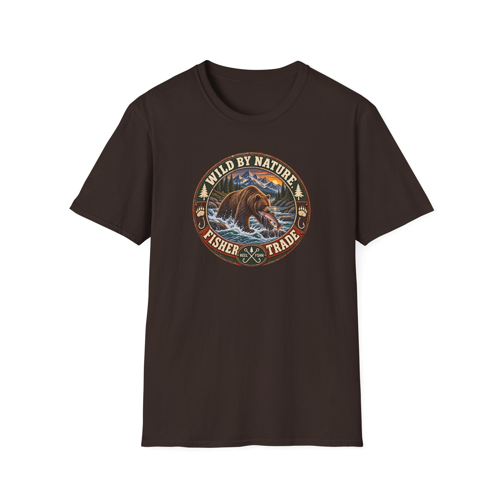 Wild By Nature. Fisher Trade. T-Shirt