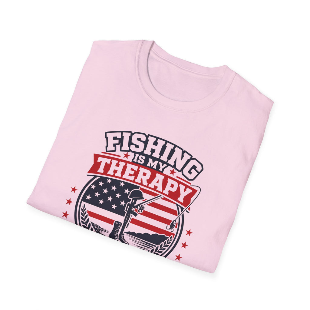 Fishing Is My Therapy Freedom Is My Why T-Shirt