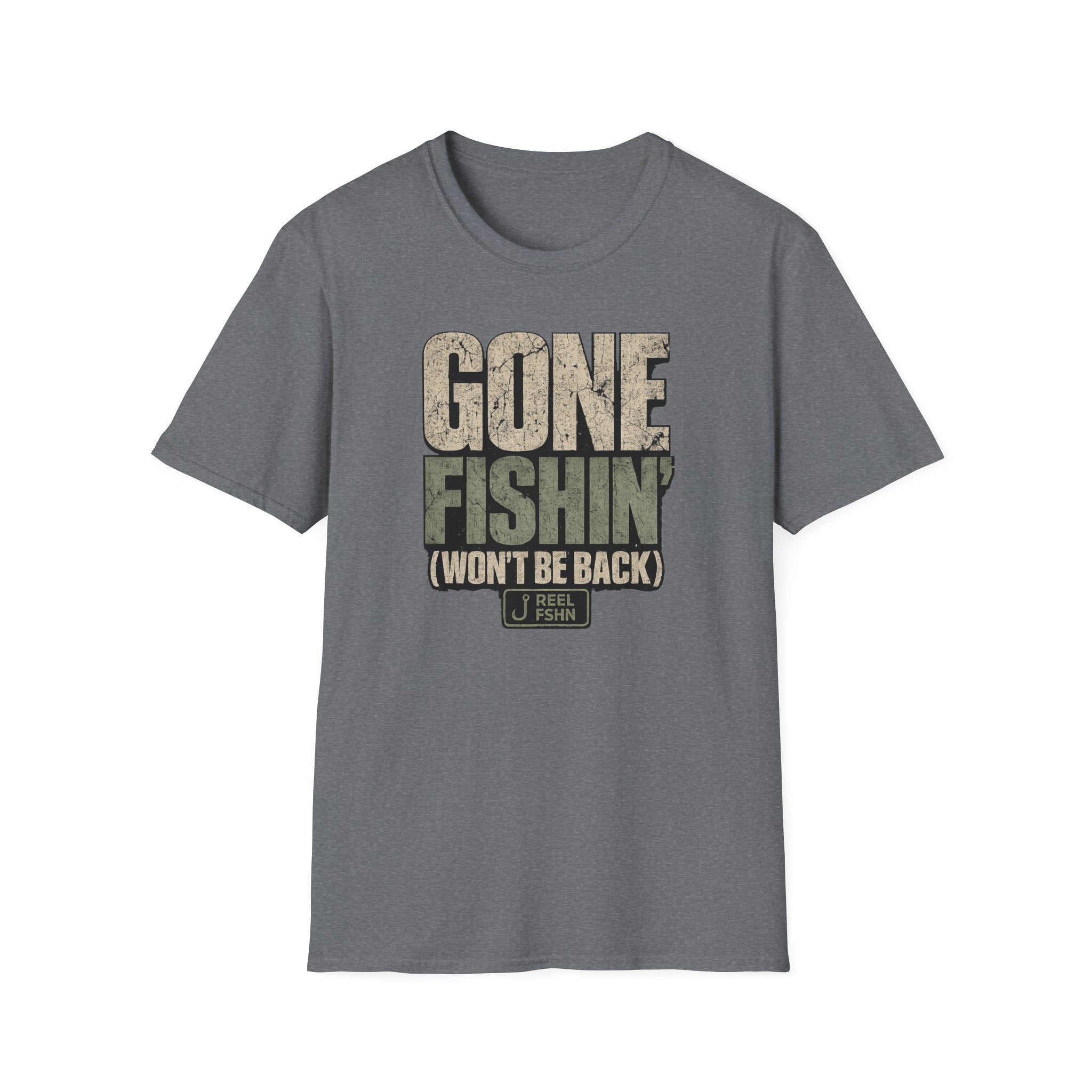 Gone Fishin Won't Be Back T-Shirt