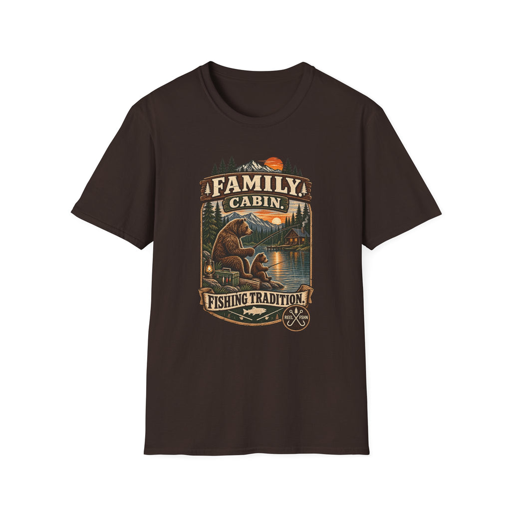 Family Cabin. Fishing Tradition T-Shirt
