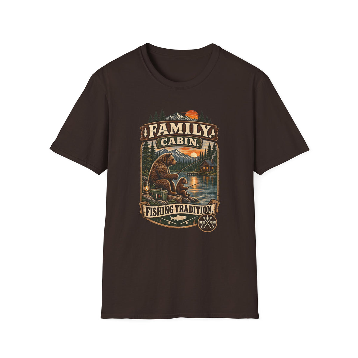 Family Cabin. Fishing Tradition T-Shirt
