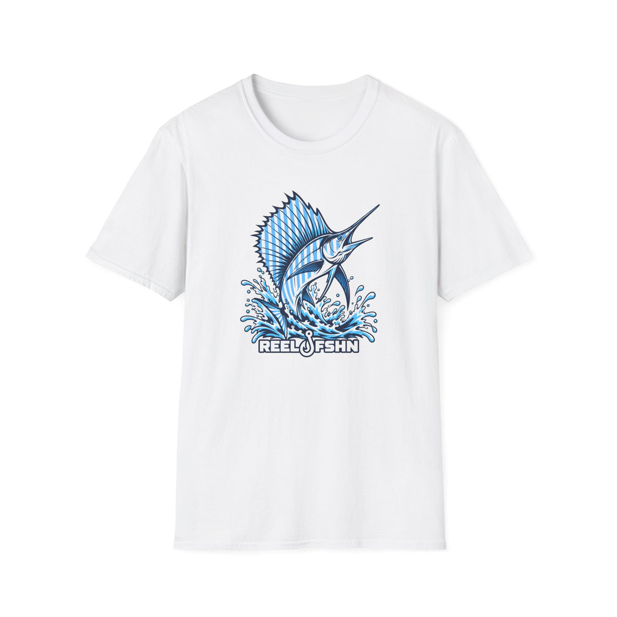 Blue & White Marlin T-Shirt