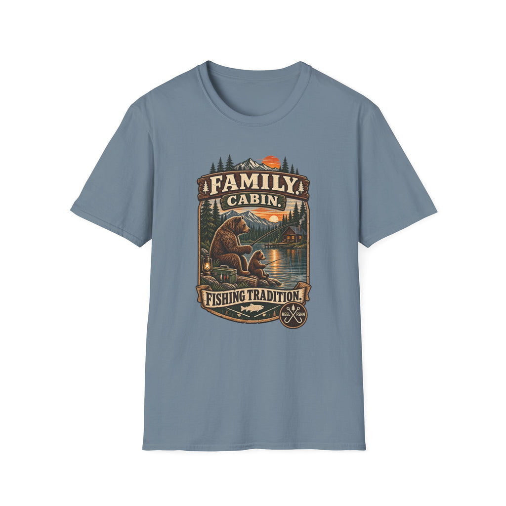 Family Cabin. Fishing Tradition T-Shirt