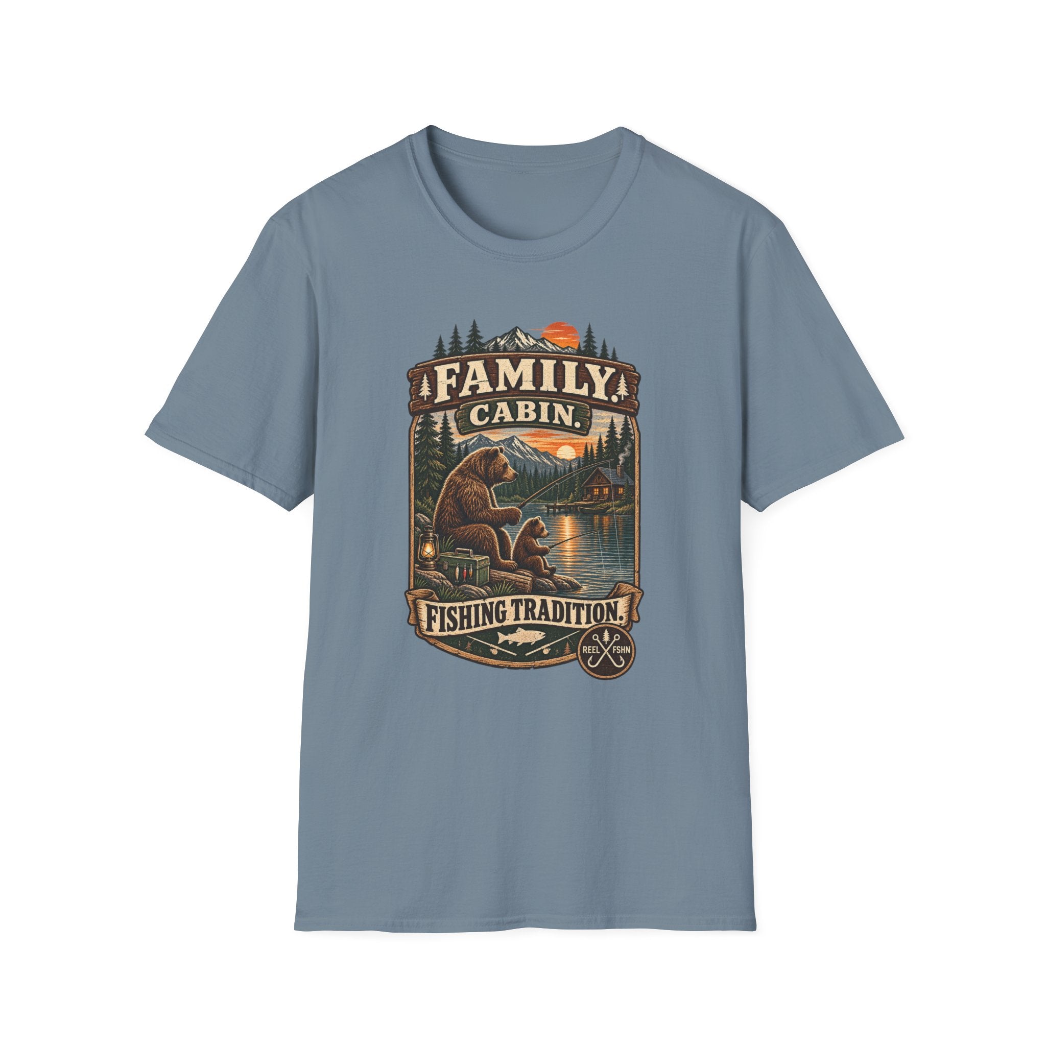 Family Cabin. Fishing Tradition T-Shirt