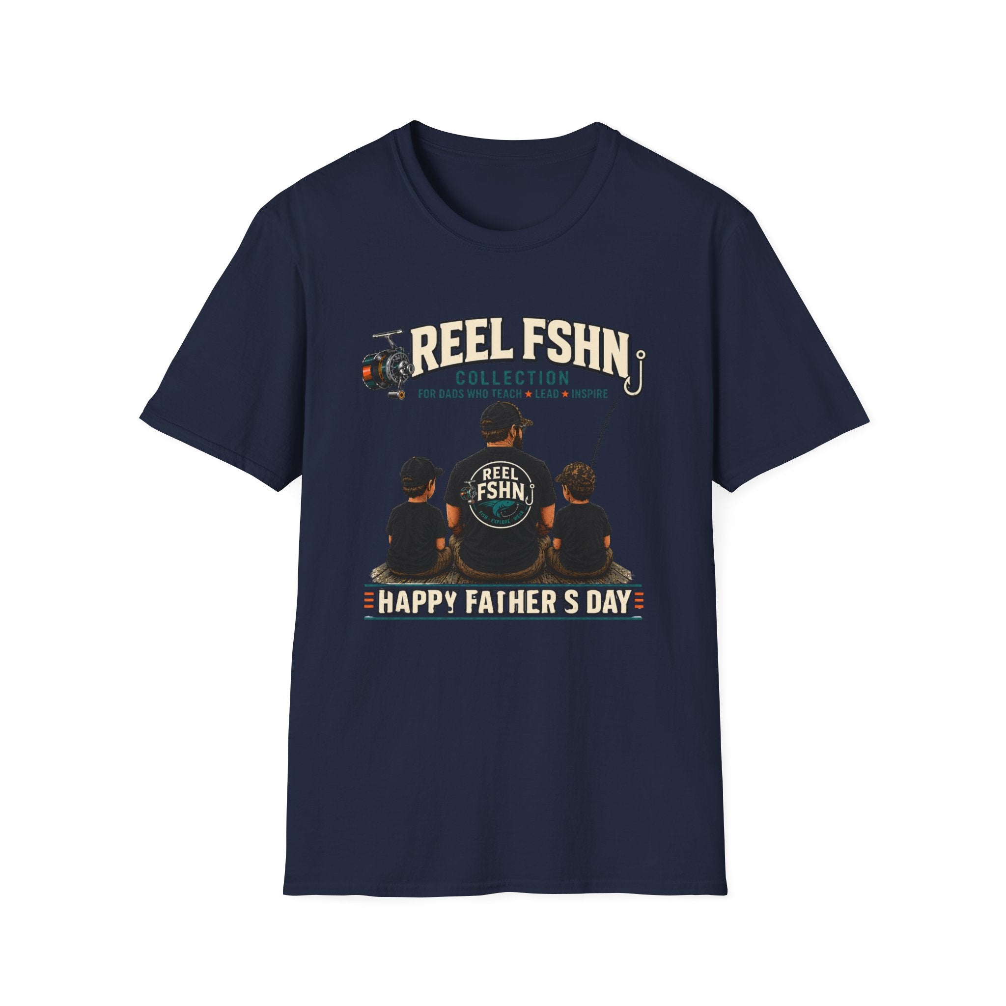 REEL FSHN Happy Father's Day T-Shirt