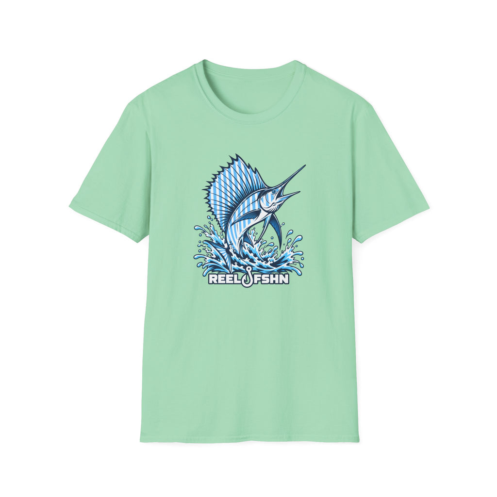 Blue & White Marlin T-Shirt