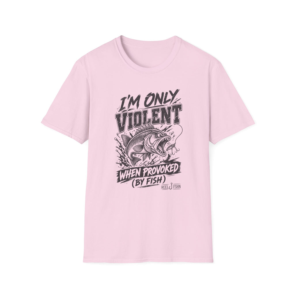 I'm Only Violent When Provoked By Fish T-Shirt