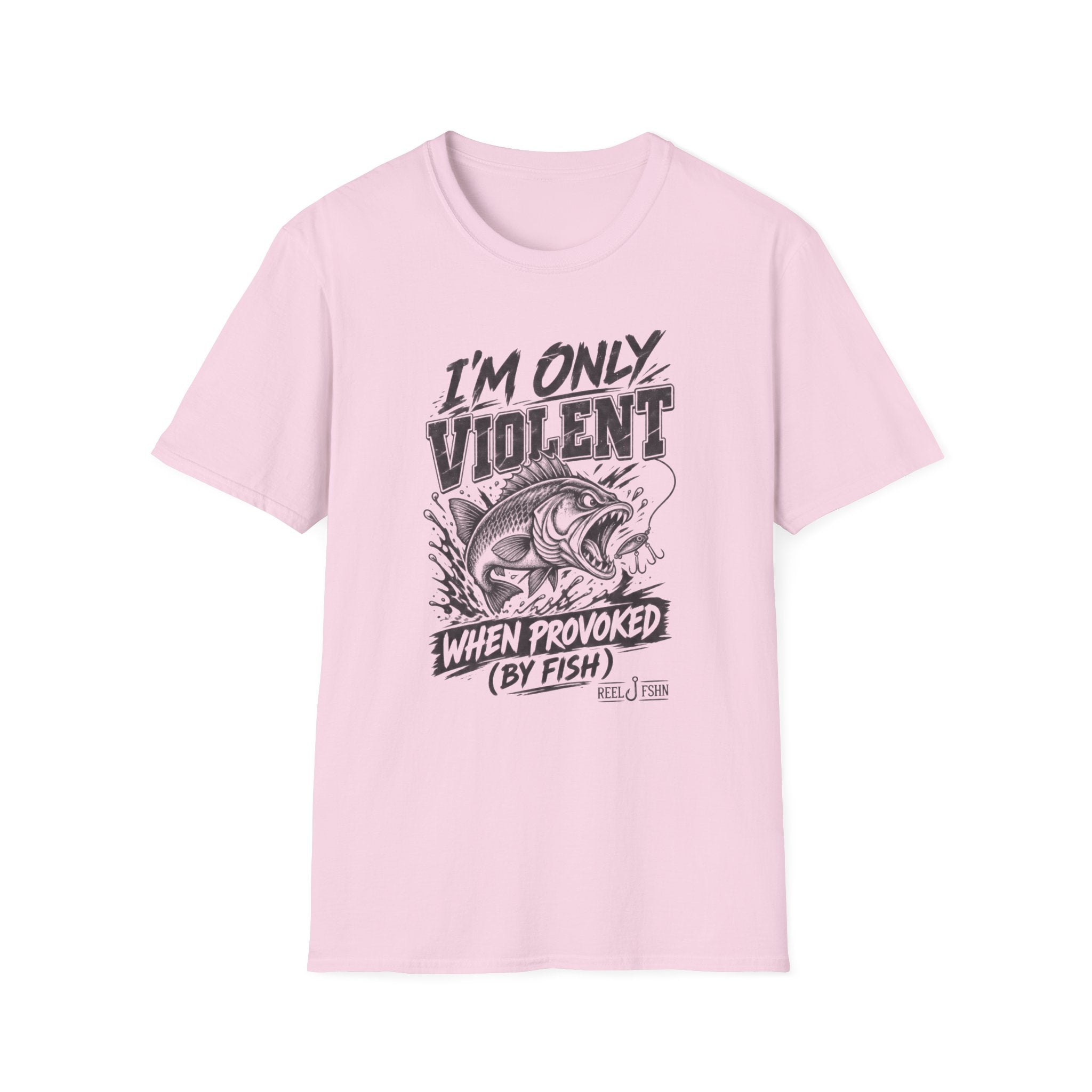 I'm Only Violent When Provoked By Fish T-Shirt