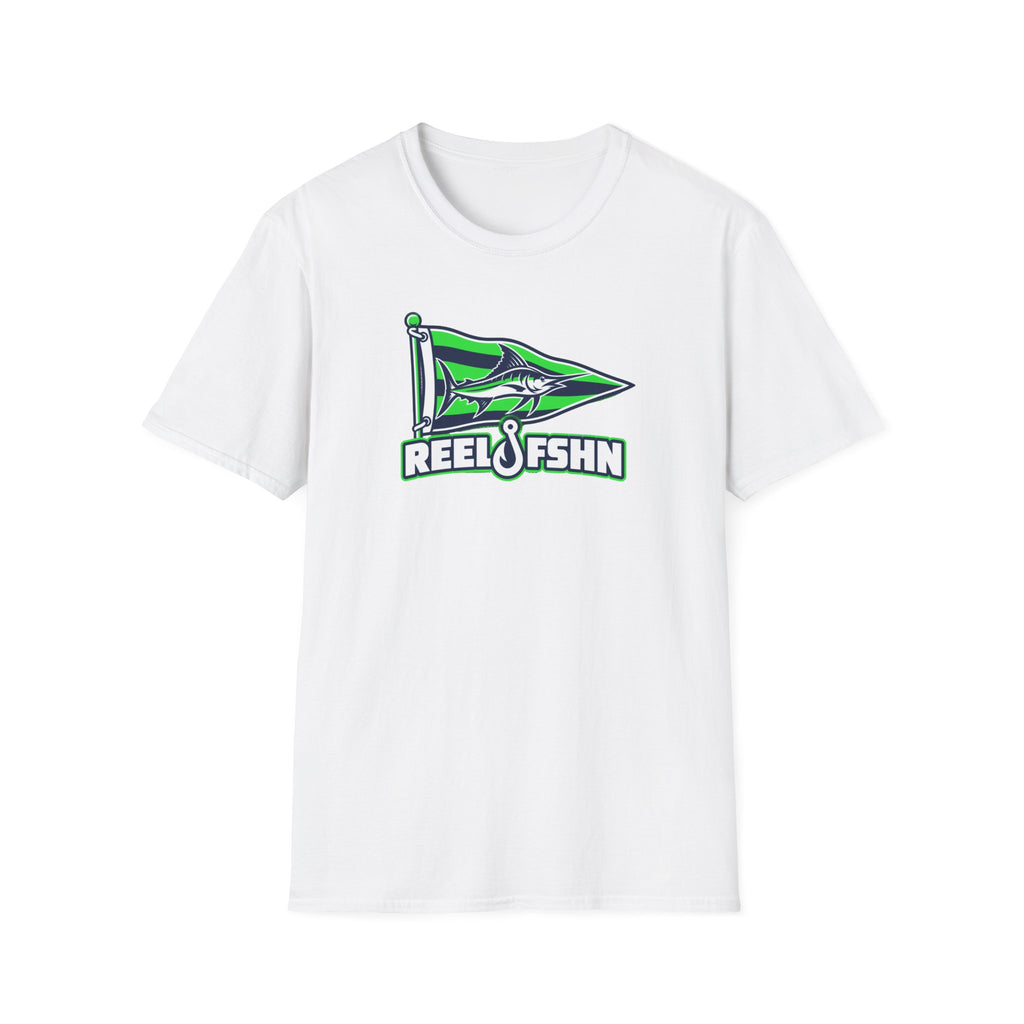 Green Marlin Pennant Flag T-Shirt
