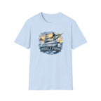 Fishing Boat with Marlin T-Shirt
