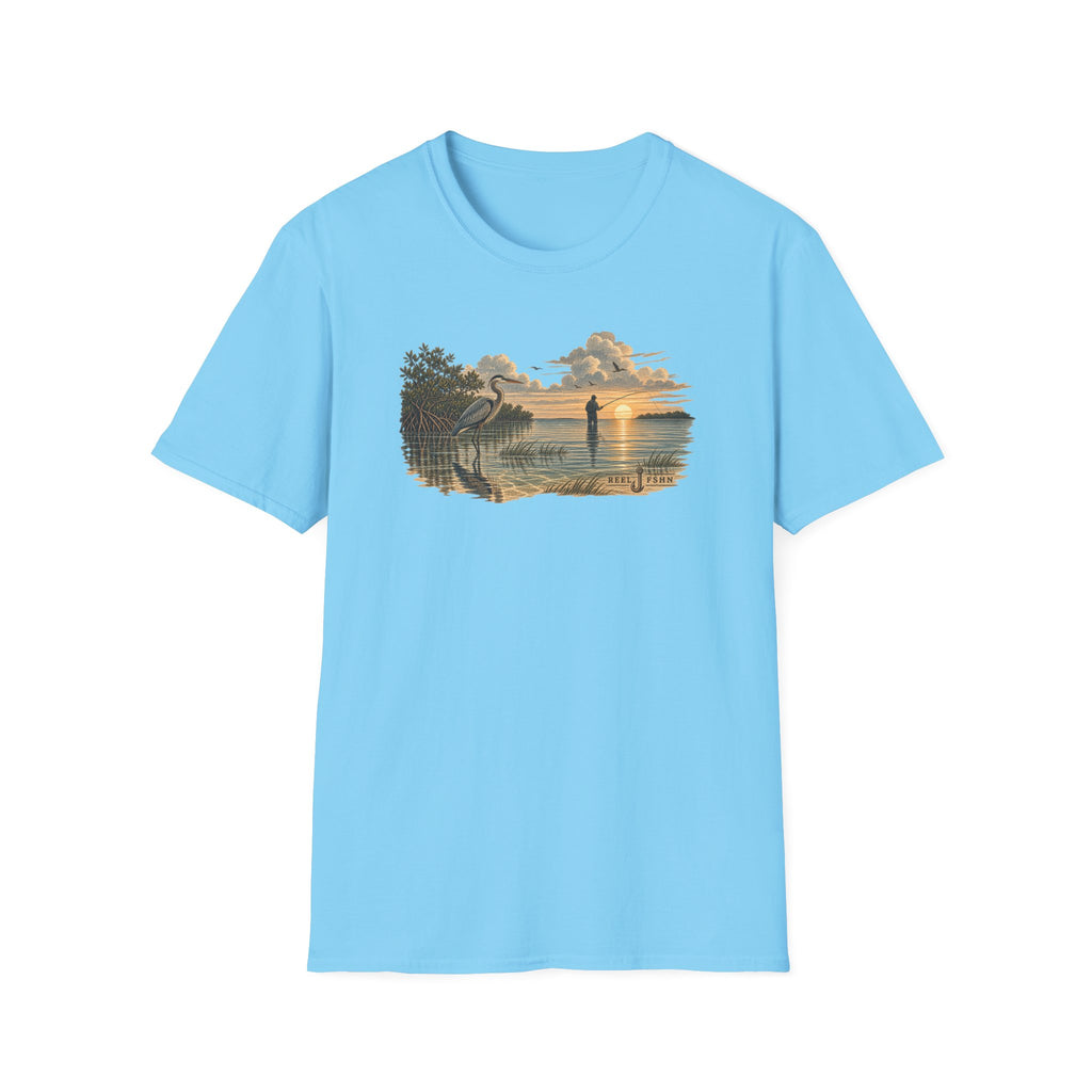Crane & Fisherman T-Shirt