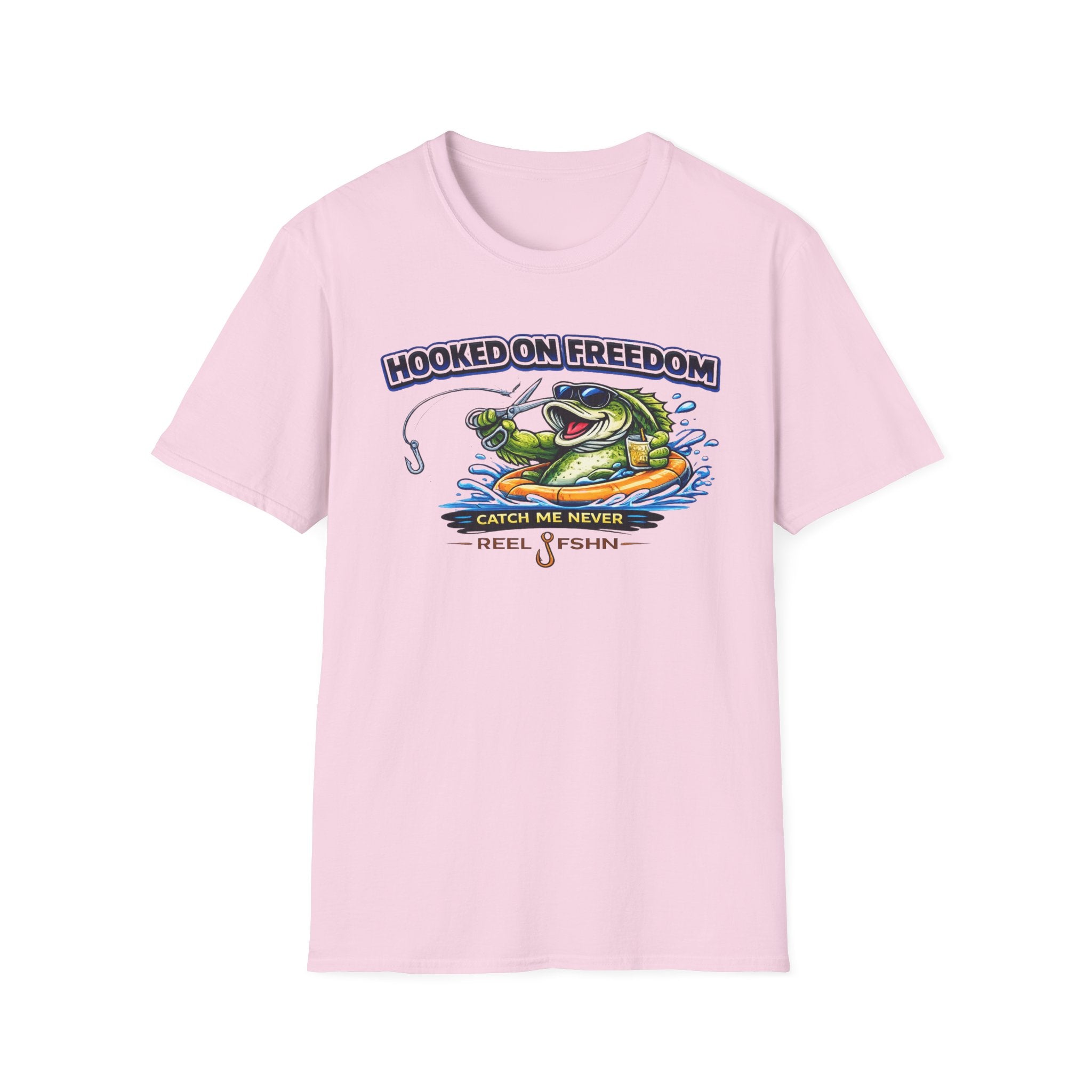 Hooked On Freedom Catch Me Never T-Shirt