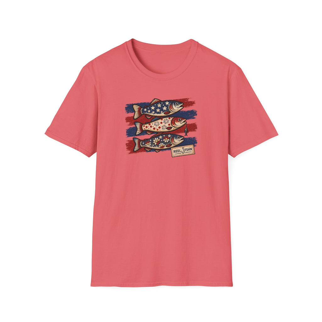 Flowery Fish & Stars T-Shirt