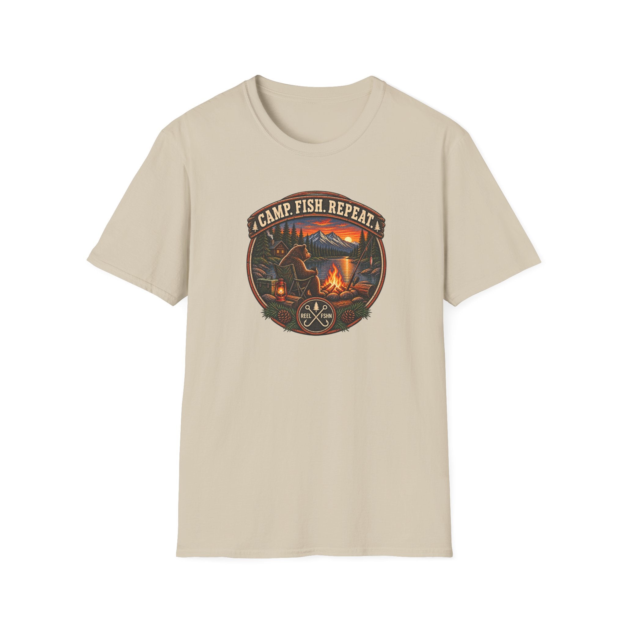 Camp Fish Repeat T-Shirt
