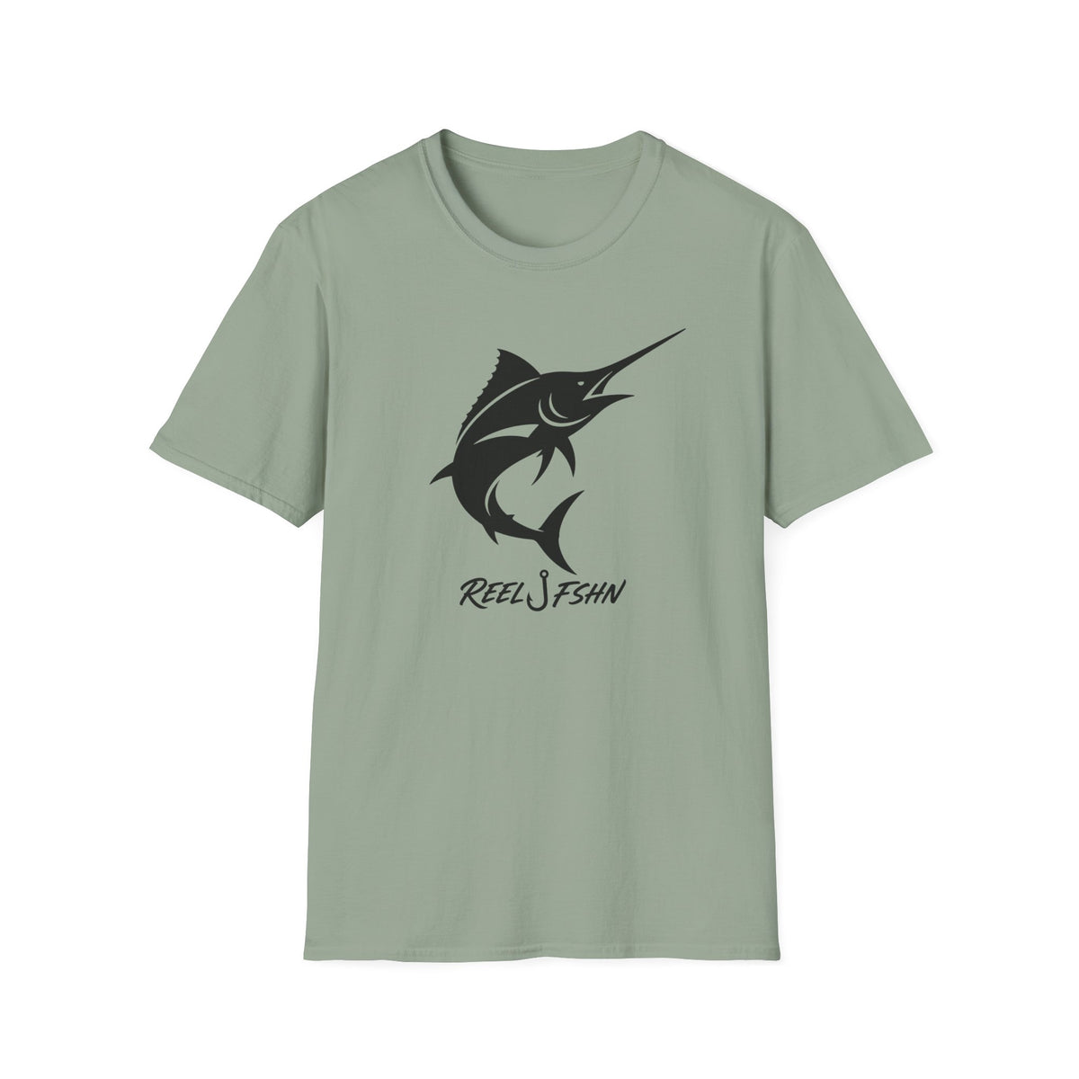 Marlin with REEL FSHN Logo T-Shirt