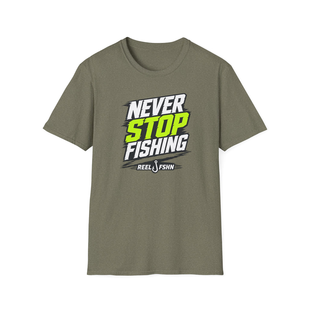 Never Stop Fishing T-Shirt