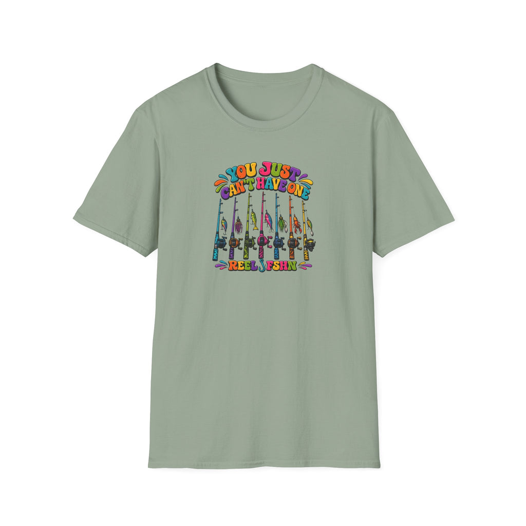 You Just Can't Have One Funky Print T-Shirt