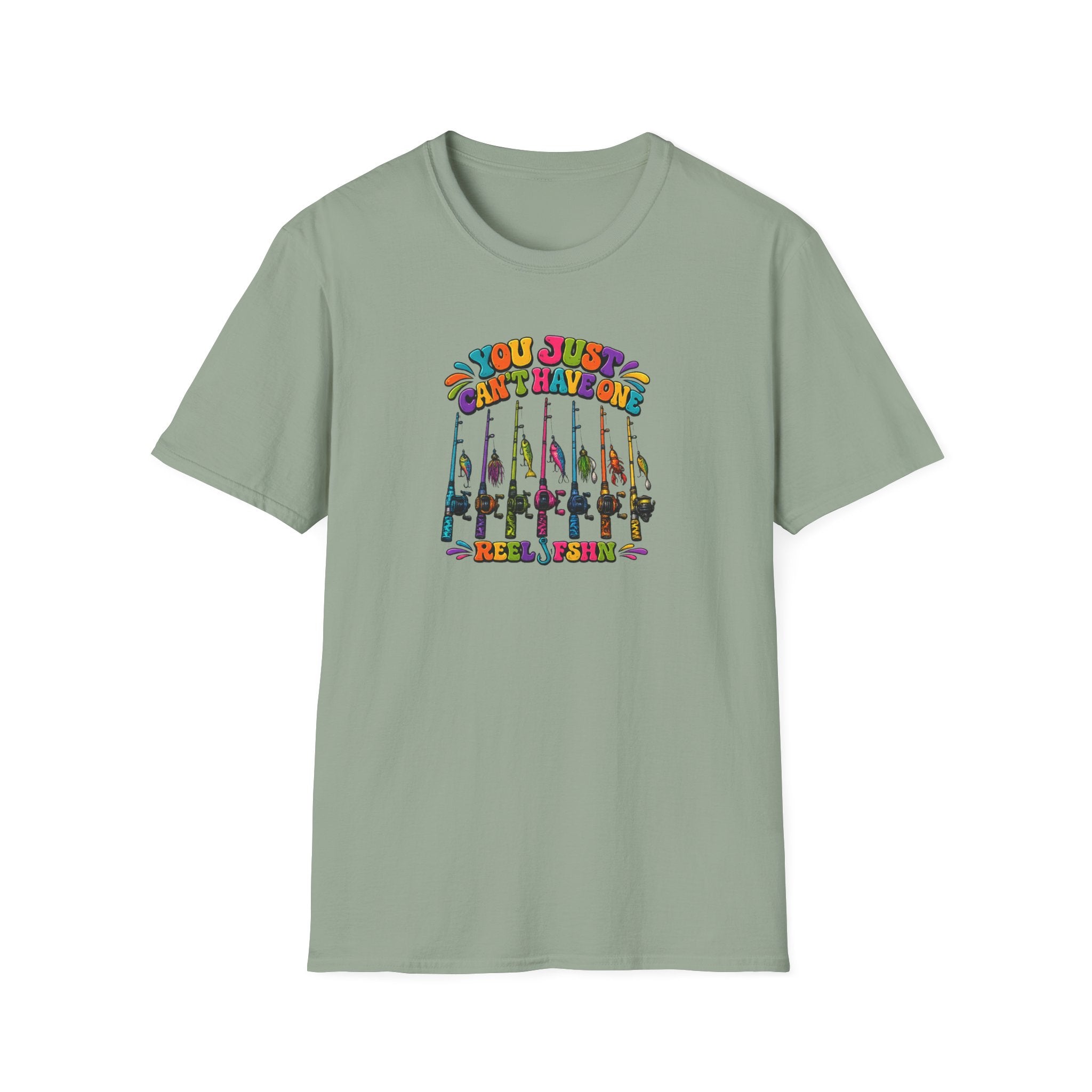 You Just Can't Have One Funky Print T-Shirt