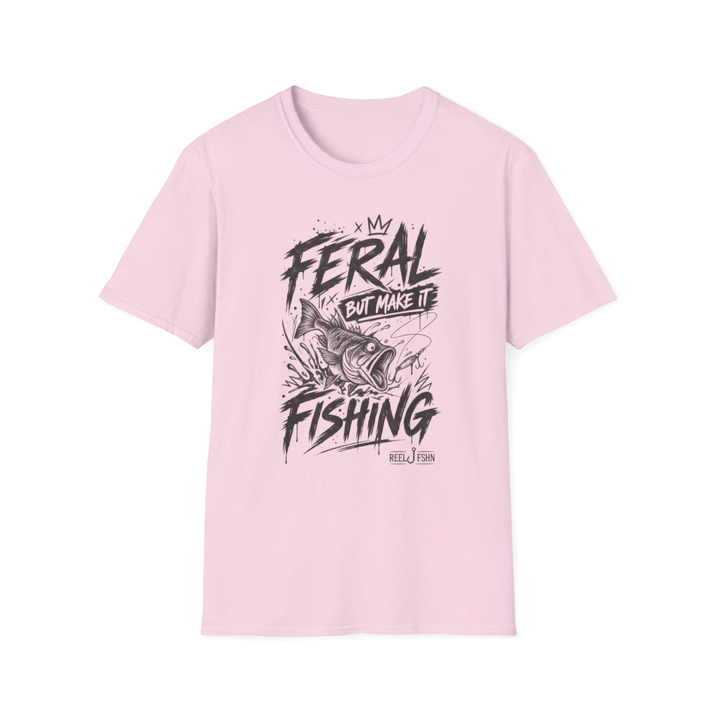 Feral But Make It Fishing T-Shirt