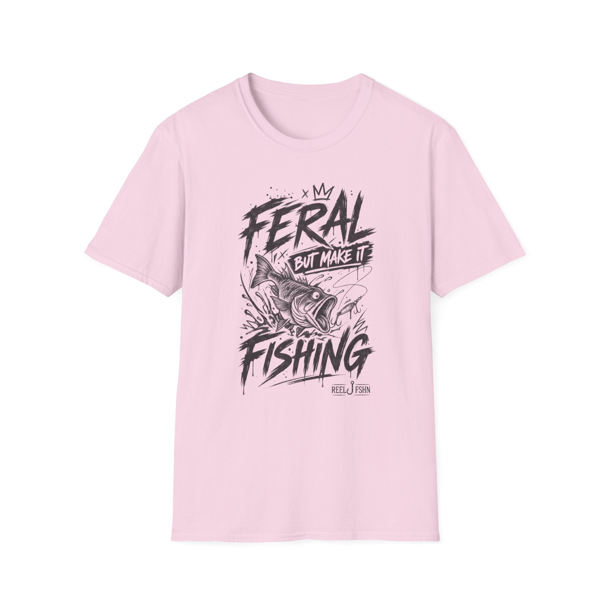 Feral But Make It Fishing T-Shirt