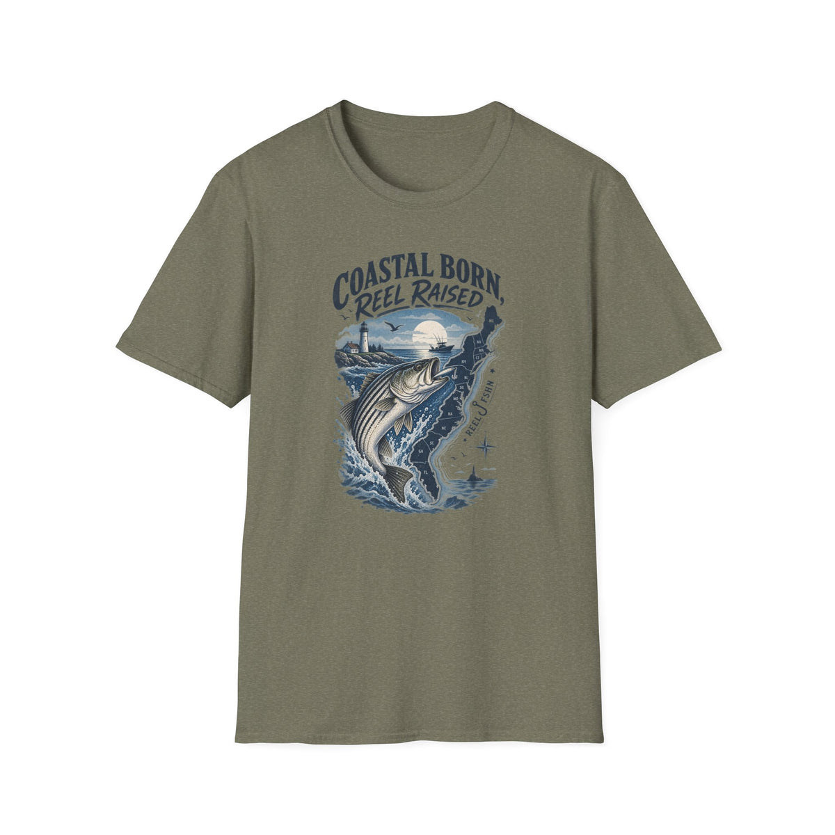 Coastal Born REEL Raised T-Shirt