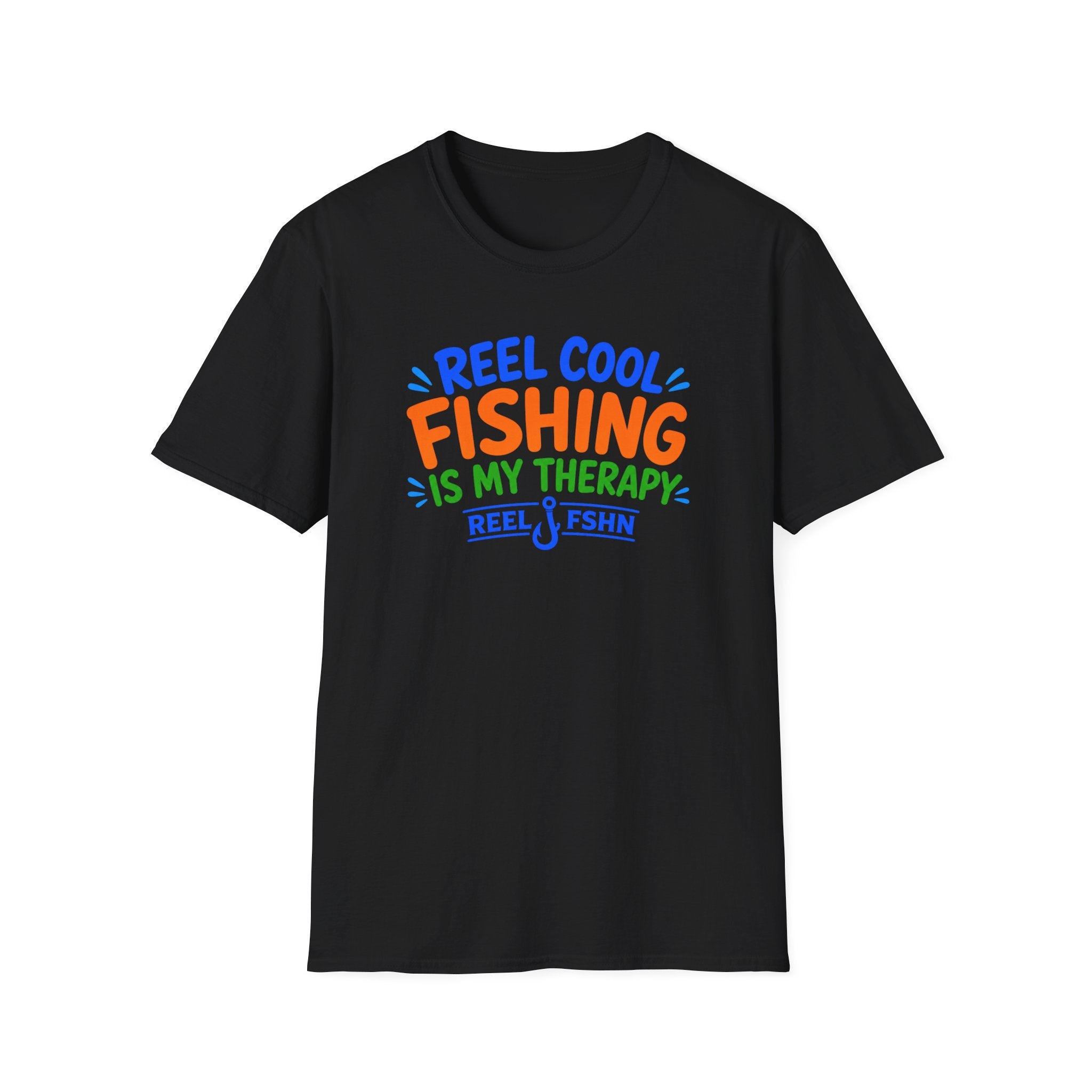 Reel Cool Fishing Is My Therapy  T-Shirt