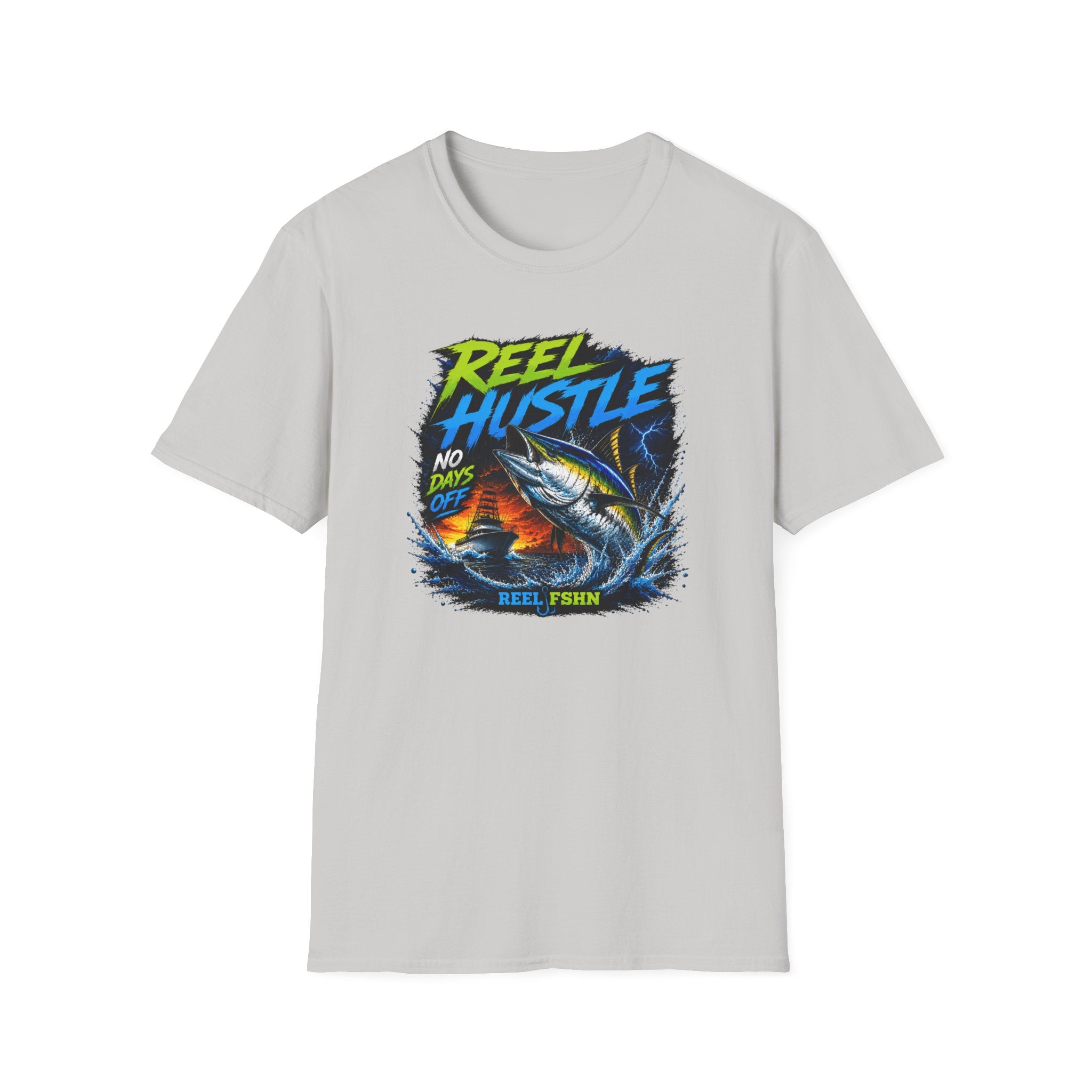 REEL Hustle No Days Off T-Shirt
