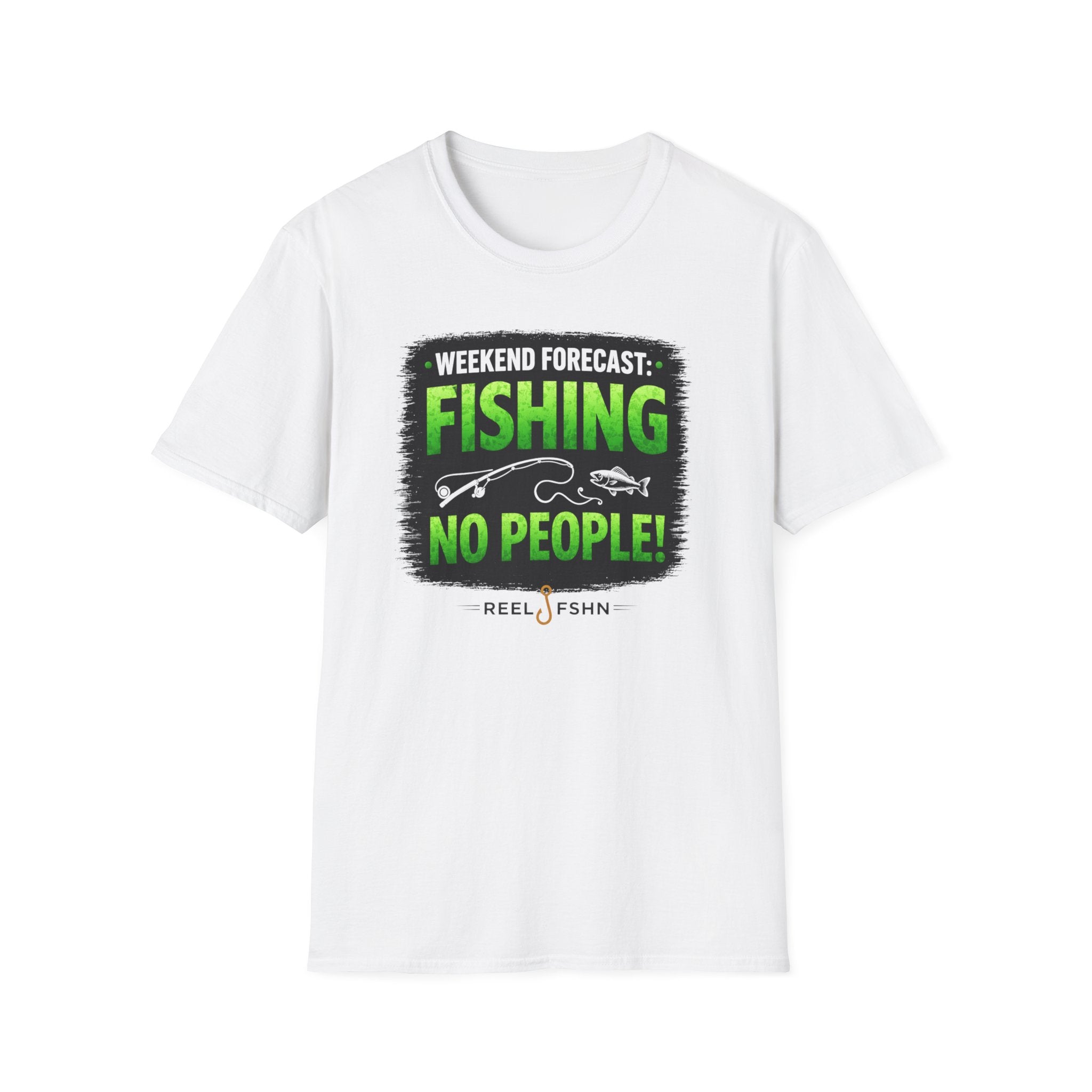 Weekend Forecast: Fishing, No People T-Shirt