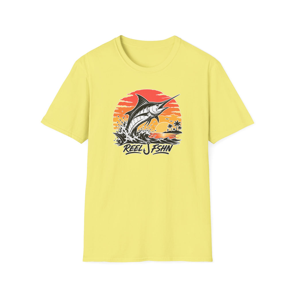 Sunset Marlin Run T-Shirt