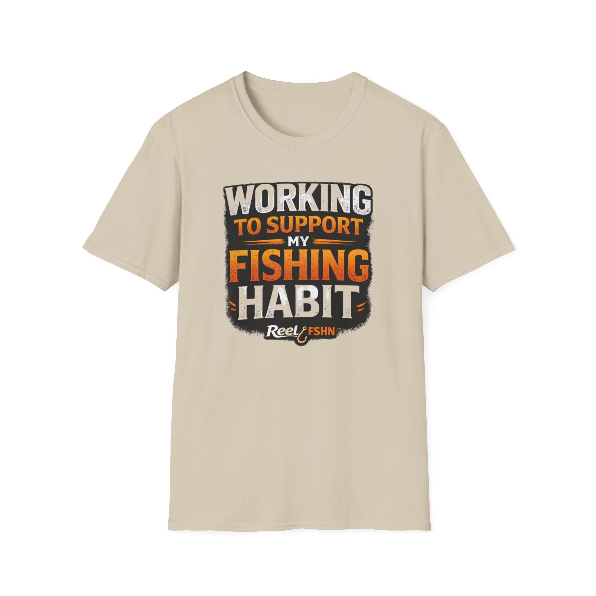 Working To Support My Fishing Habit T-Shirt