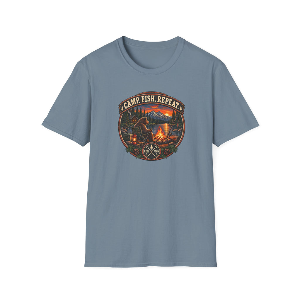 Camp Fish Repeat T-Shirt