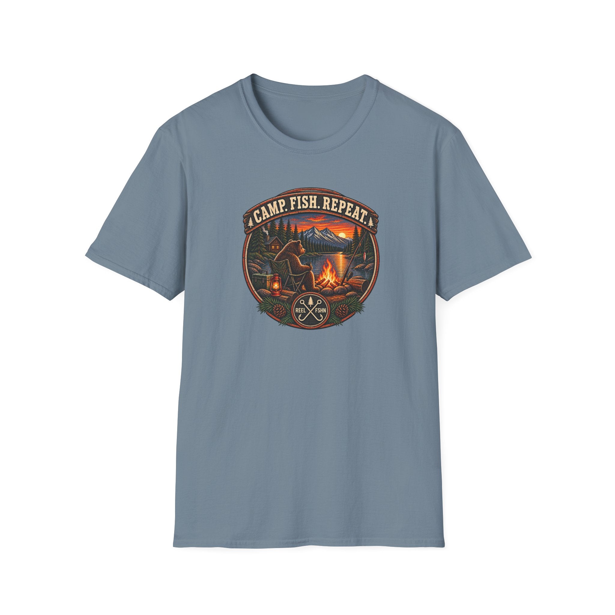 Camp Fish Repeat T-Shirt