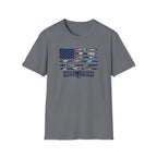 American Flag Lures T-Shirt