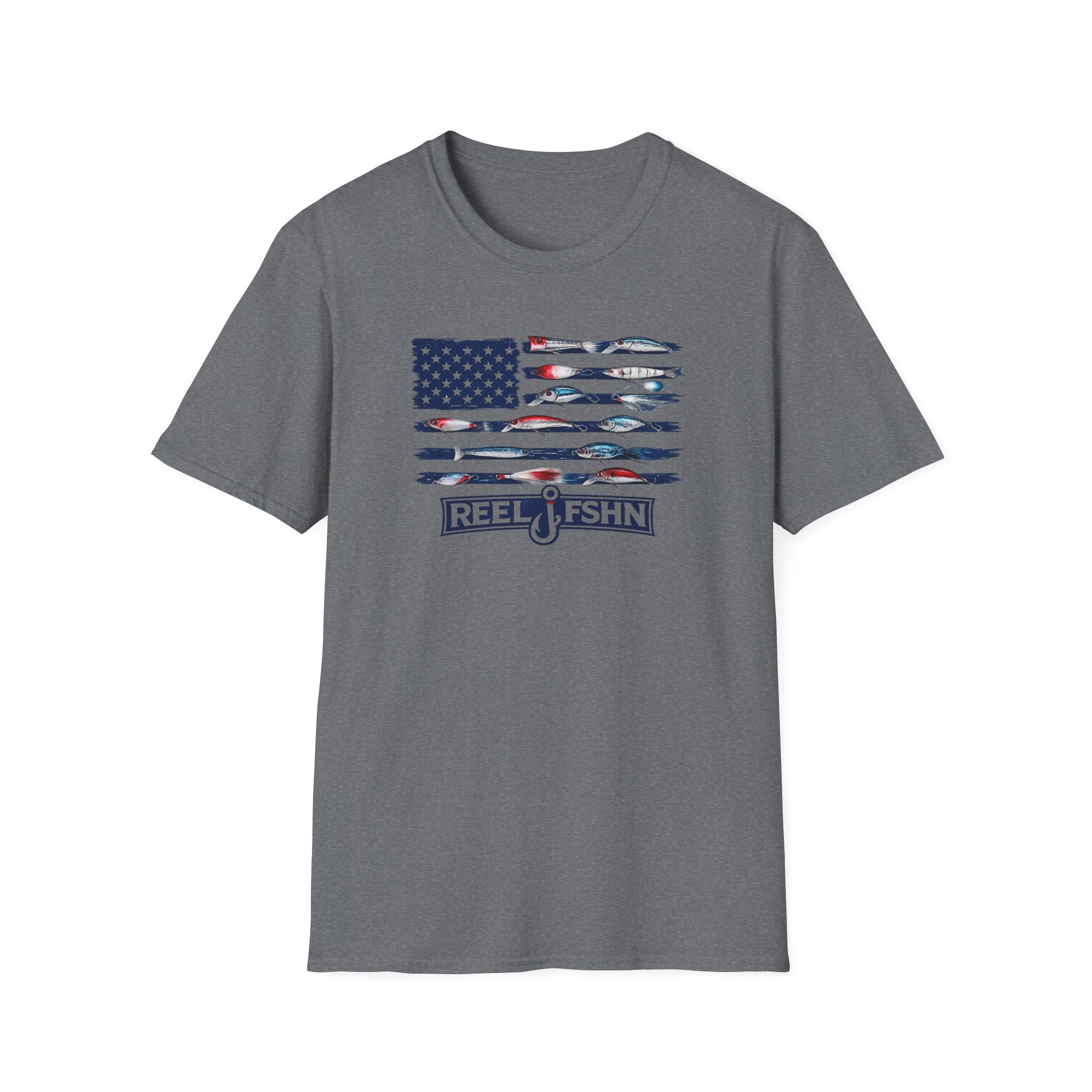American Flag Lures T-Shirt