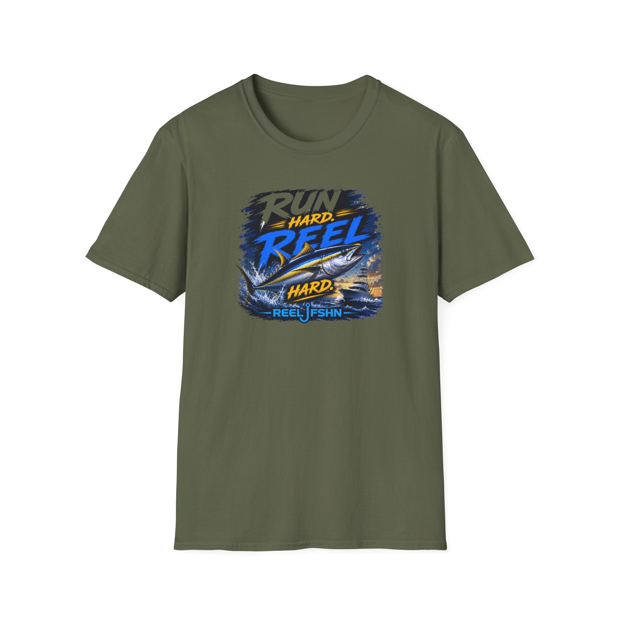 Run Hard REEL Hard T-Shirt