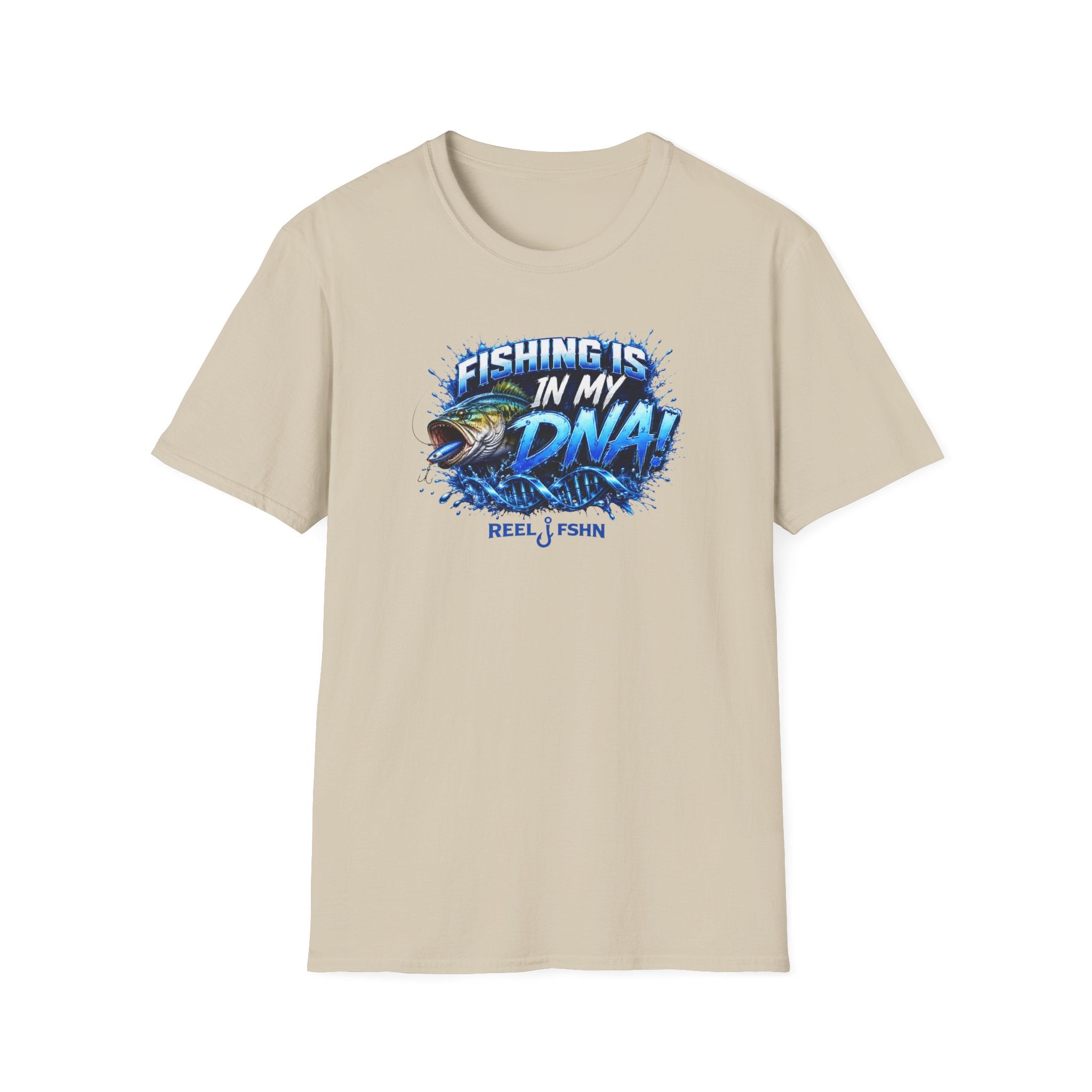 Fishing Is In My DNA with Bass T-Shirt